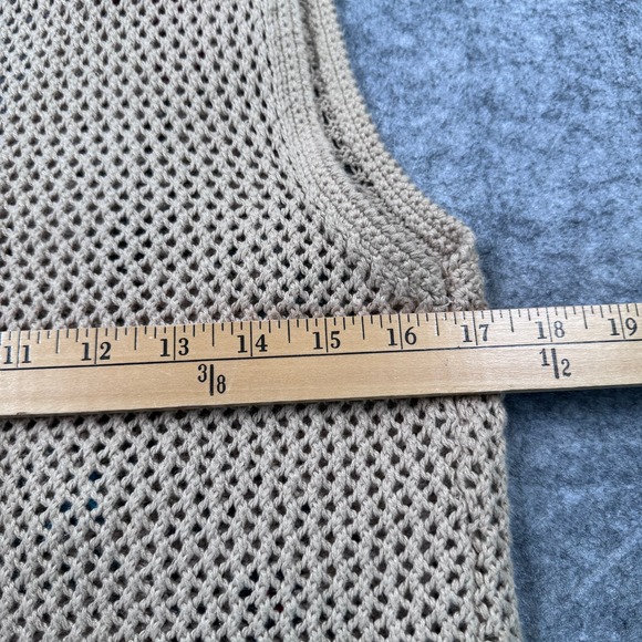 Jantzen Classics VTG Medium Hand Knit Embroidered Cottage Core Sweater Vest‎ - Picture 5 of 6